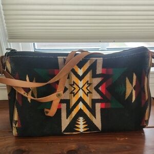 Pendleton Southwestern Patterned Wool Bag